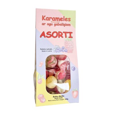 Karameles ar ogu gabaliņiem