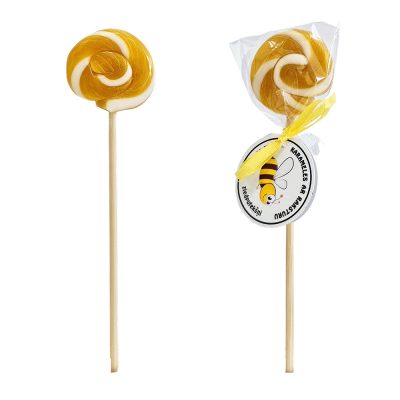 Lollipop with pollen, Mini round, 10g